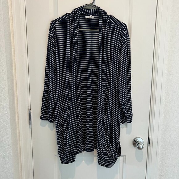 Maurices Open Front Striped Cardigan - Picture 1 of 6